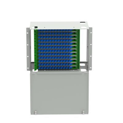 最良のE2Kタイプ144ポート ネットワークFTTH室内データセンター用ファイバーパッチパネル 5