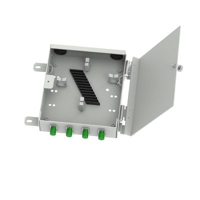 FC APC Type 4 Cores Terminal Box ネットワークにおけるFTTXのための最高の光ファイバー配送ボックス