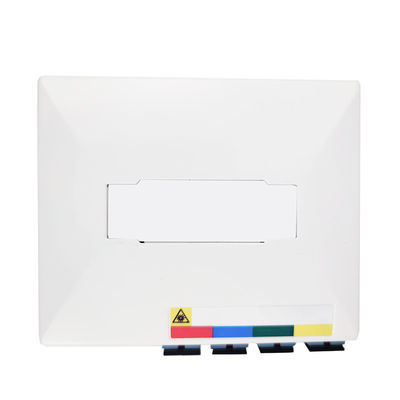 インダース 4 コア UPC プラスチック ファイバー オプティック フェイスプレート ソケット パネル 100*80*30mm サイズ