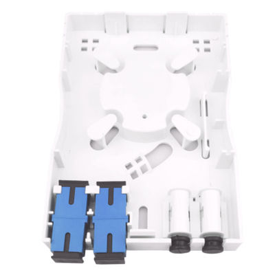 2コア UPC プラスチック 光ファイバー 壁に設置するためのソケットパネル