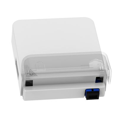 115*86*22mm ファイバーオプティックソケットパネル コンパクトの室内FTTHネットワークの設置用