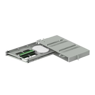 FTTX 24 ポート ODF スイング型 SC APC 光ファイバーパッチパネル