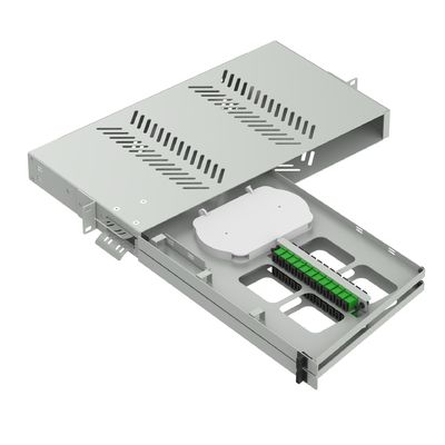 FTTX 24 ポート ODF スイング型 SC APC 光ファイバーパッチパネル