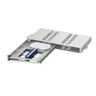 データセンター最適 24 ポート 19 インチ スウィングタイプ SC UPC 光ファイバーパッチパネル サブ ODF