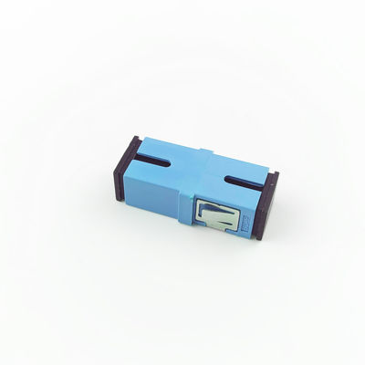 1 ポート PBT 素材 耳のない防塵 シンプレックス カップラー SC UPC 付き 光ファイバー アダプター