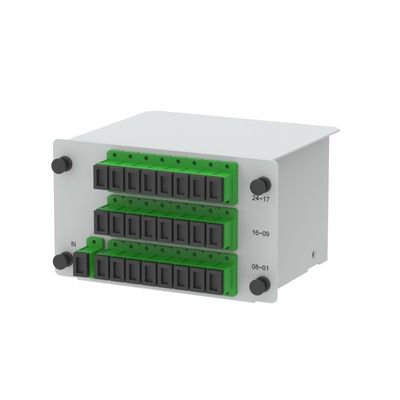 FTTX 光ファイバー PLC スプリッター挿入型 1x2 1x4 1x8 1x16 1x32 1x64 SC/UPC 5