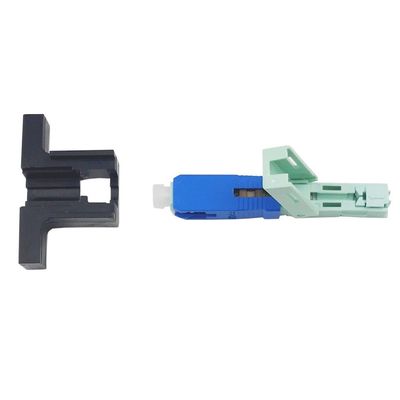 シンプレックスSC 光ファイバー・ファストコネクタ UPC 落下ケーブル FTTH フィールド組立のために磨き