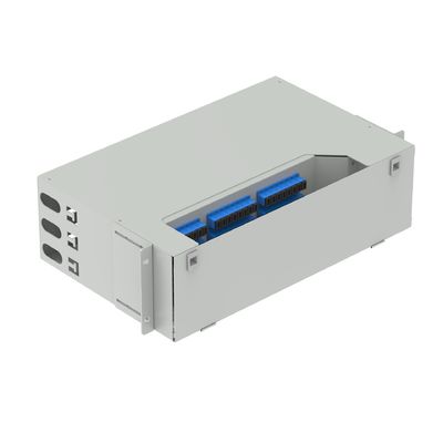 FTTX スイングパッチパネル付きの19インチ光学配送フレーム SC UPCタイプODNネットワーク