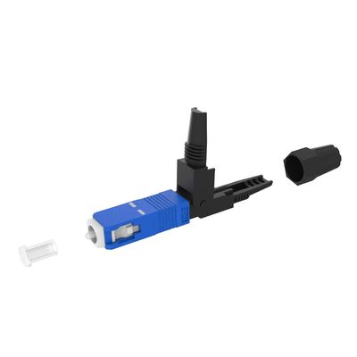 ネットワークにおけるFTTHフィールド組み立てのためにポリッシュされたSimplex SC光ファイバー・ファストコネクタ UPC