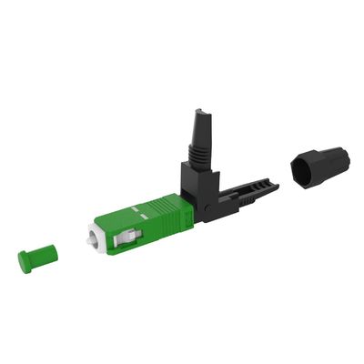 ネットワークにおけるFTTHフィールド組み立てのためにポリッシュされたSimplex SC光ファイバー・ファストコネクタ UPC