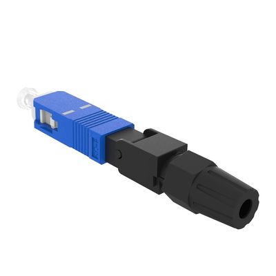 ネットワークにおけるFTTHフィールド組み立てのためにポリッシュされたSimplex SC光ファイバー・ファストコネクタ UPC