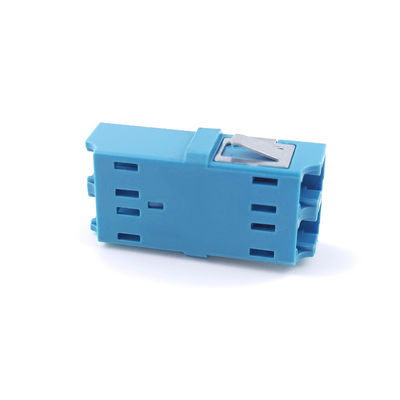 FTTH デュプレックス LC UPC 光ファイバー アダプター 2 ポート カップラー PBT ネットワーク用の耳のない設計