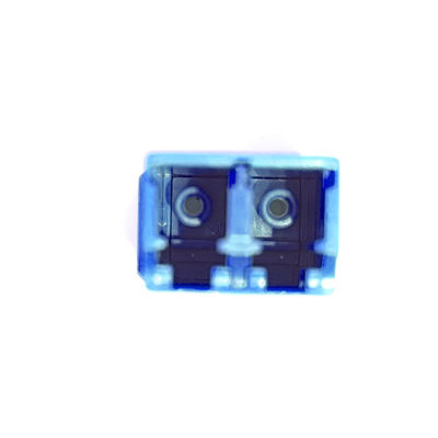 FTTH デュプレックス LC UPC 光ファイバー アダプター 2 ポート カップラー PBT ネットワーク用の耳のない設計