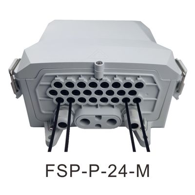 16 コア ドロップケーブルとメインケーブルのための外用光ファイバーターミナル配送ボックス