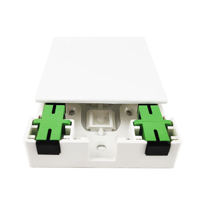 2コア プラスチック・ファイバー・オプティック・フェイスプレート・ソケット・パネルネットワーク FTTH 室内装置