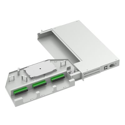 ODNネットワーク 24コア APC SC型 19インチ スウィングパッチパネル 光学配送フレーム