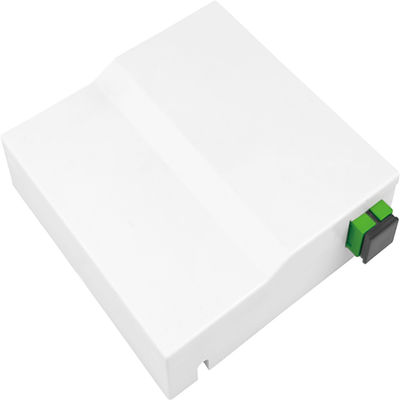 1 コア プラスチック ファイバー オプティック フェイスプレート ソケット パネル FTTH 接続のための白色必須
