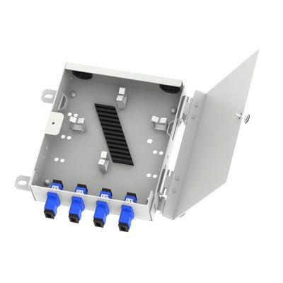 FTTXネットワーク ODN メタルミニ光ファイバー FTTH端末ボックス 8 LCとSCコネクタを持つコア配送