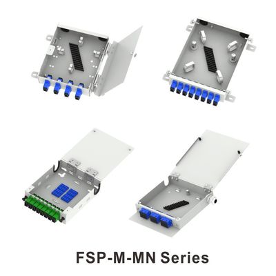 FTTXネットワーク ODN メタルミニ光ファイバー FTTH端末ボックス 8 LCとSCコネクタを持つコア配送