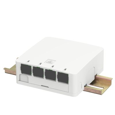 室内用 FTTX 4コア プラスチックの光ファイバー フェイスプレートソケットパネル SCコネクタタイプ