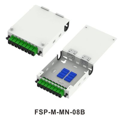 FTTXネットワーク ODN メタルミニ光ファイバー FTTH端末ボックス 8 LCとSCコネクタを持つコア配送