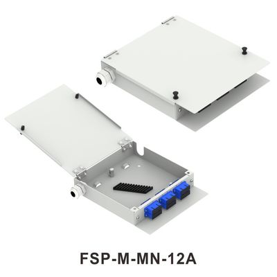 FTTXネットワーク ODN メタルミニ光ファイバー FTTH端末ボックス 8 LCとSCコネクタを持つコア配送