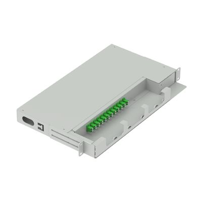 FTTX 19インチ スイングパッチパネル LC APC 12コア ファイバーオプティック機器 5