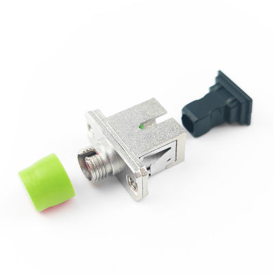 FTTH 1 ポート メタル SCAPC FCAPC ハイブリッド 光ファイバー アダプター 最良機器のためのカップラー