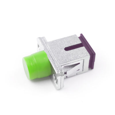 FTTH 1 ポート メタル SCAPC FCAPC ハイブリッド 光ファイバー アダプター 最良機器のためのカップラー