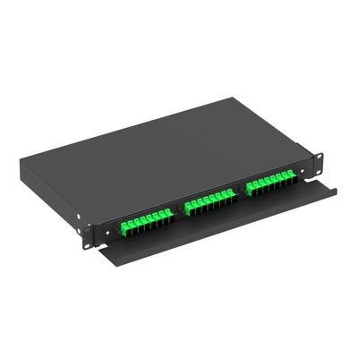 FTTX 1U ドラワータイプ 室内サブ ODF 19 インチ 光ファイバー光学配送フレーム
