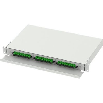 FTTX 1U ドラワータイプ 室内サブ ODF 19 インチ 光ファイバー光学配送フレーム