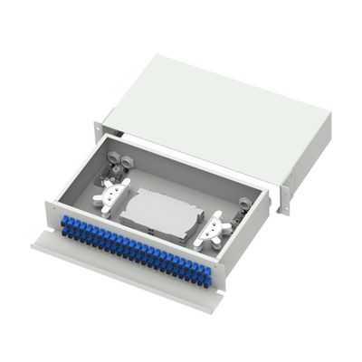 冷式鋼SCFCSTLCコネクタ型19インチ光ファイバー配送フレーム