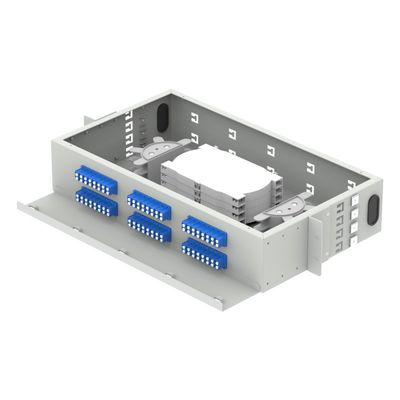FTTH 96コア容量パッチパネル 19インチ光学配送フレーム