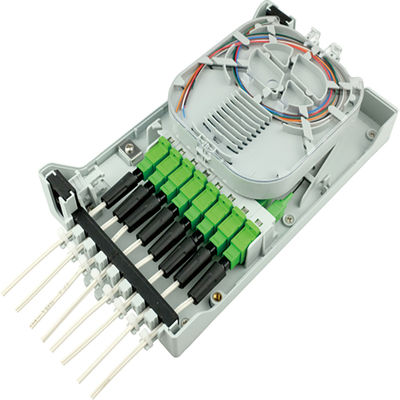 PCABS素材 ネットワーク用 ODN FTTH IP65 アウトドア8コア 光ファイバー端末箱