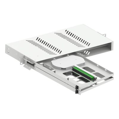 19インチ光ファイバーパッチパネル サブODF SCLCコネクタと冷たいロール鋼
