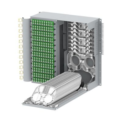 576 コア 高密度 19 インチ 光ファイバーパッチパネル