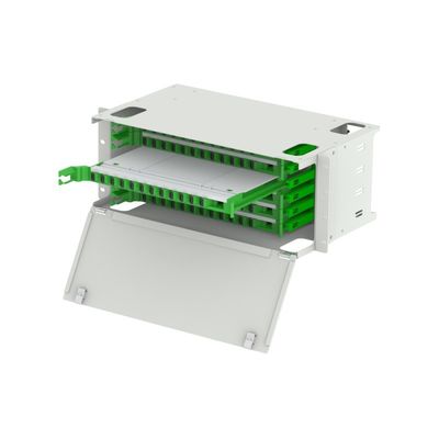 288 容量 FDC IP65 通信ネットワークのための屋外ファイバー配送キャビネット FTTX 10