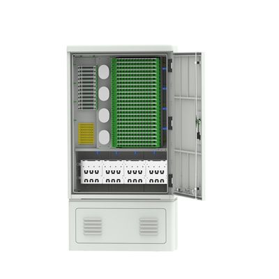 グレー FDC 288A ip65 FTTH SMC 10年保証付き屋外ファイバー配送キャビネット