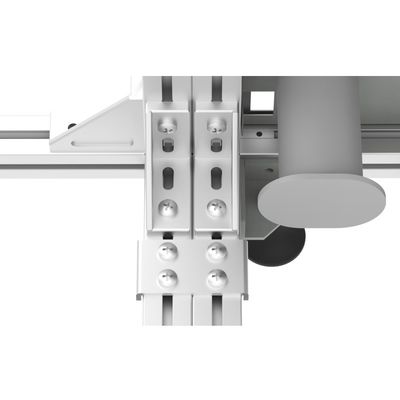 FTTH 19インチ シルバー/グレーオープンラック アルミプロファイル 光ファイバー配送フレーム ODF