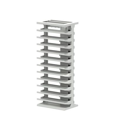 耐久性シルバーフィニッシュ 47U ODF ラックキャビネット インドアネットワーク FTTH FTTX トレイ 積載
