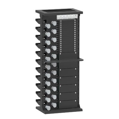 耐久性シルバーフィニッシュ 47U ODF ラックキャビネット インドアネットワーク FTTH FTTX トレイ 積載