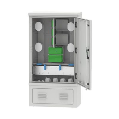 FDC 96A IP65 SMC FTTH FTTX 1035 * 550 * 310mmのための屋外ファイバー配送キャビネット