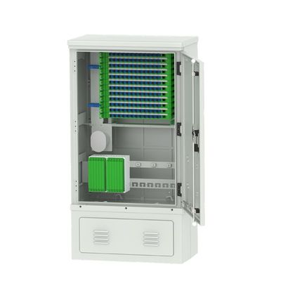 ワイヤレスLANネットワークFTTH FTTXのためのIP65 SMCの屋外ファイバー配送キャビネット