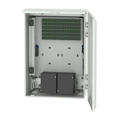 グレー 96 コア 屋外 FTTH SC 光ファイバー端末ボックス ネットワーク ファイバー配送ボックス