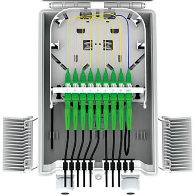 -Made FTTH IP68 8コア SCコネクタ274x175x86の光ファイバー配送ボックス