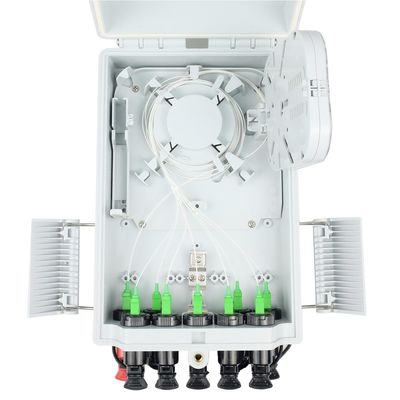 前接続されたファイバー配送 屋外FTTH 16コアスプリッター 光学端末ボックス