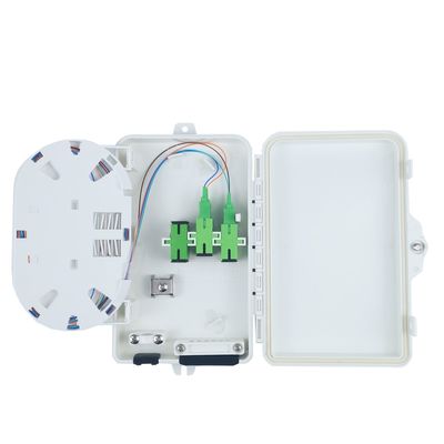 FTTX ネットワークのための光ファイバー端末箱 IP68 屋外 6 コア 防水配送箱