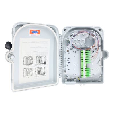 16コアスプリッターモデル 光ファイバー終了ボックス SCコネクタ IP65 防水