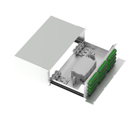 データセンター FTTX SC型 96 ポート 光ファイバー配送パッチパネル 光ファイバー機器