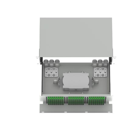データセンター FTTX SC型 96 ポート 光ファイバー配送パッチパネル 光ファイバー機器